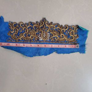 Embellished Blue heavy work patch