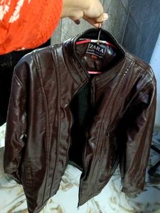 Abroad Zara Men's Faux Leather Jacket