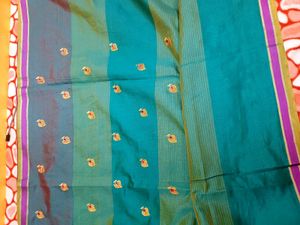🦚 Silk Cotton Saree With Blouse