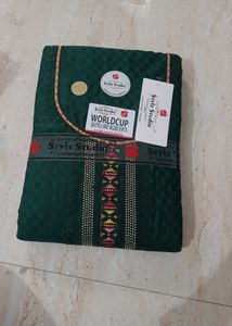 Green Kurta Set with Dupatta unstitched