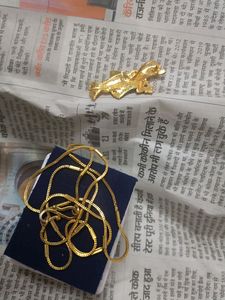 Lord Krishna Necklace With Chain