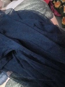 Embroidered Velvet Blouse
