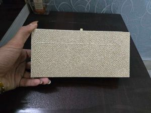Designer Red &amp; Gold Clutch/Box