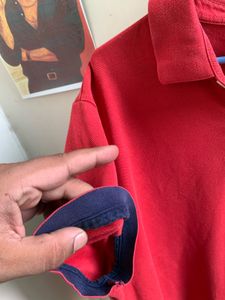 Red Lacoste Polo Shirt (PL521)