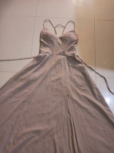 Long Party Slit Cut Dress