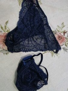 Bridal lace underwired bra panty set Brand Maurnee