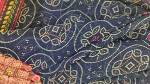 Beautiful two Bandhani Print Sarees