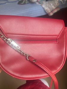 Chic Red Shoulder Bag