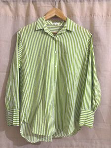 Lime striped shirt