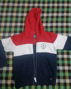 Boys' Colorblock Zip-Up Hoodie