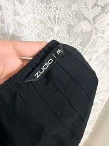 Zudio Black Crop Top