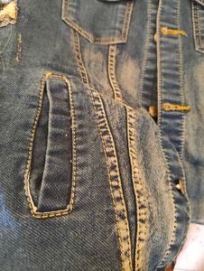 Distressed Denim Jacket