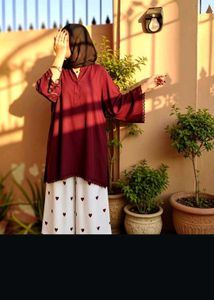Dilruba Heart Embroidery Stitched Suit Set ❤️
