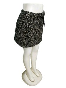 Leopard Print Short Skirts Free Size Fit To 32-38