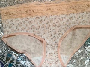 Floral Lace Trim Underwear