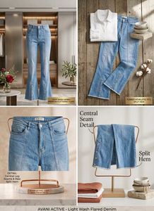 Bootstrap flared Denim