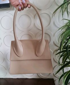 Beige Handbag