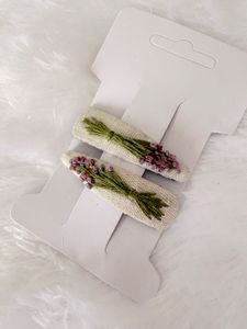 Lavender Hair Clips (Set of 2)