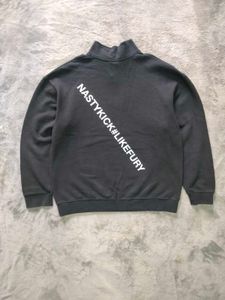 Black NS+K Flame Print Sweatshirt