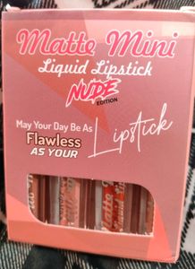 Brand New*** Matte Mini Lipstick (Set Of 4) Nude