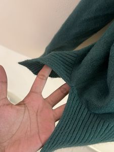 Cozy Teal Knit Sweater