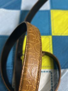 Yellow Brown Pretty Leather Belt For Women And Men