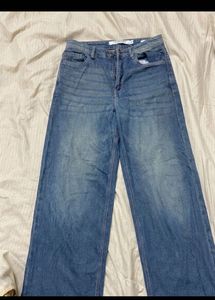 STYLISH WIDE LEG WOMAN JEANS