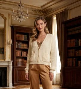 Premium Cozy White Fuzzy Cardigan