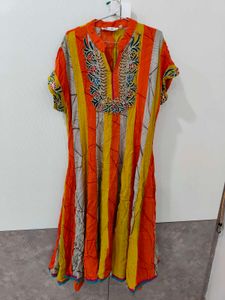 Rain and Rainbow  Striped Kurta