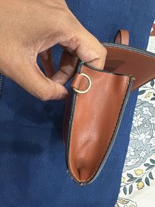 Aldo Brown Leather Clutch Wallet