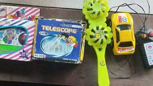 Vintage Toy Lot - Car, Binoculars & More!