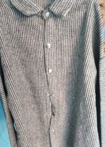 Stylish Striped Button-Up Blouse