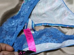 Stylish Printed Thong Panty Lace