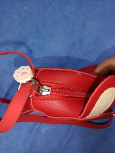 Cute Kawaii Red Doggy Shaker Bag