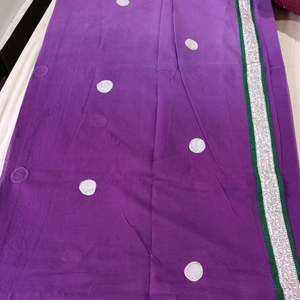 purple ombre saree