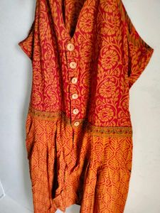 cotton Print Jumpsuit