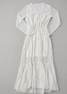 Elegant White Flowy Maxi Dress