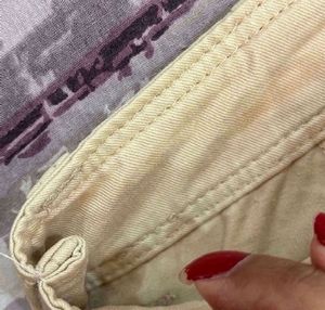 BERSHKA BEIGE CARGO