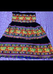 Vibrant Embroidered Lehenga Choli for Kids