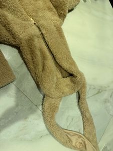 Cozy Fleece Hooded Onesie