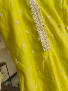 Lime Green Kurta Set