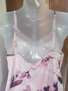 Floral Print Satin Pajama Set