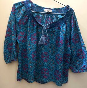 Summer Sale 🔥Preloved Sera Brand Blue Top