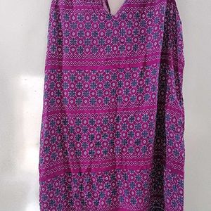 Purple Boho Dress
