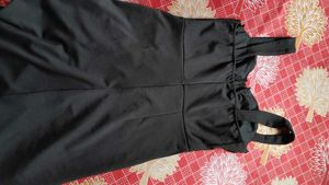 Elegant Black Ruched Midi Dress
