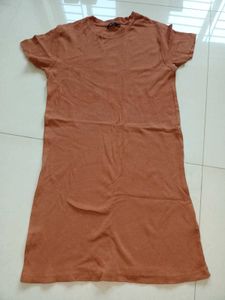 Terracotta Orange Bodycon Dress