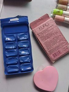 Fake Nails &amp; Eyelashes &amp; Nail polish Bundle
