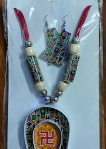 Boho Ethnic Necklace and Earring Set
