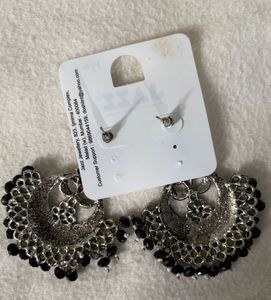 JAZZ Black Statement Earrings