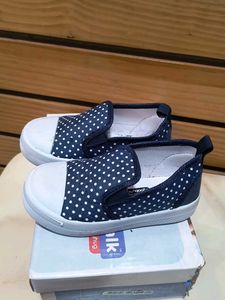 Cute Polka Dot Slip-On Shoes